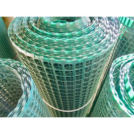 MALLA JARDINERA VERDE ROLLO 1 X 30 METROS ( 20mm)