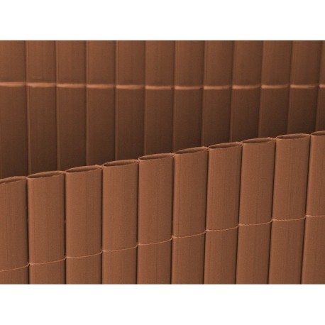 CAÑIZO DE PVC MARRON DOBLE CARA 1350 GRAMOS