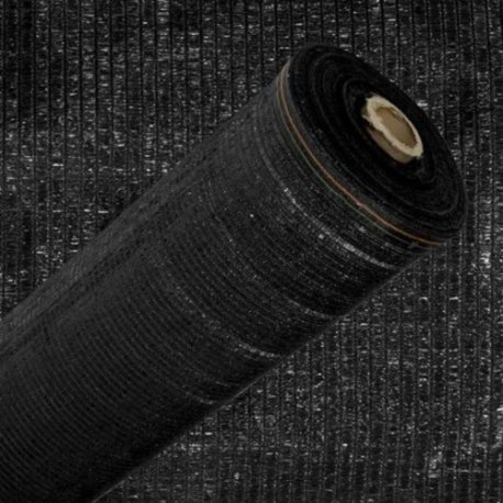 MALLA DE SOMBREO NEGRA ROLLO 100 METROS