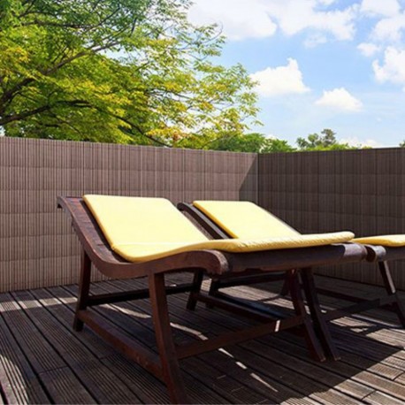 CAÑIZO DE PVC MARRON DOBLE CARA EXTRA 1600 GRAMOS