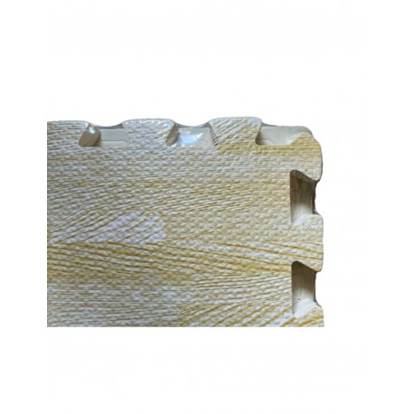 Pack de Tatamis 60x60x1cm Efecto Madera Clara