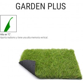 BONERVA | Césped Artificial Modelo Garden Plus 22 mm | Ideal para decorar tu jardín terraza y exposiciones