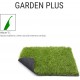 BONERVA | Césped Artificial Modelo Garden 30 mmPlus | Ideal para decorar tu jardín terraza y exposiciones