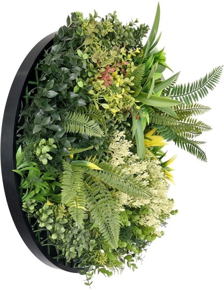 BONERVA Jardín Vertical Seychelles. Planta Artificial para decoración de Pared en Interior y terrazas