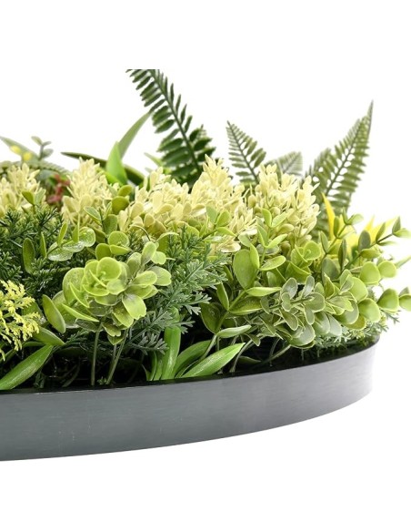 BONERVA Jardín Vertical Seychelles. Planta Artificial para decoración de Pared en Interior y terrazas