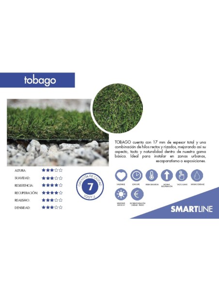 cesped artificial economico modelo tobago