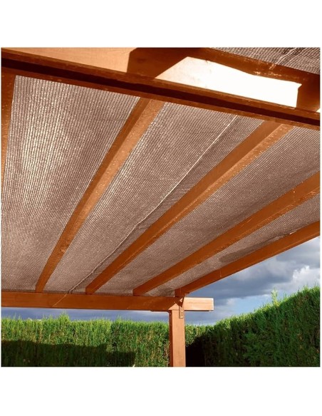 MALLA PLANA DE SOMBREO MARRÓN