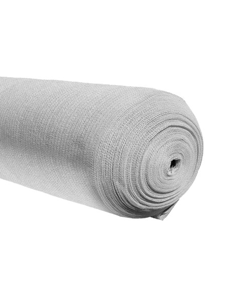 MALLA PLANA  DE SOMBREO BLANCA