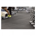 Loseta de caucho para gimnasio 100 X 100 X 1 cm