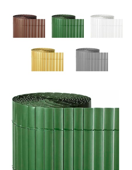 Cañizo de pvc ideal para tu vallado de jardin