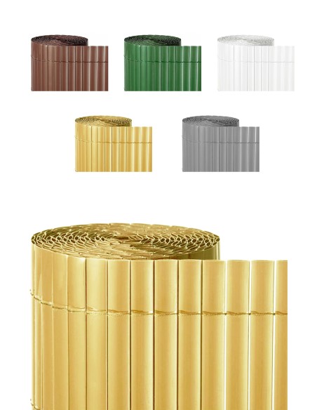 Cañizo de pvc ideal para tu vallado de jardin