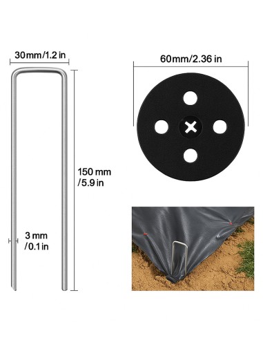 grapas de fijacion para cesped artificial