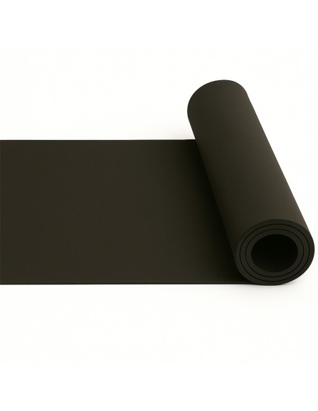 pavimento negro para gimnasios