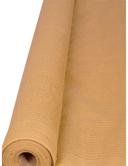 malla de sombra y ocultacion para jardin crema
