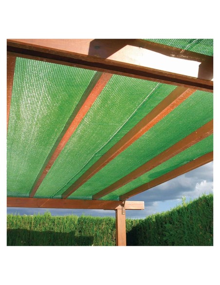 malla de sombra y ocultacion para jardin