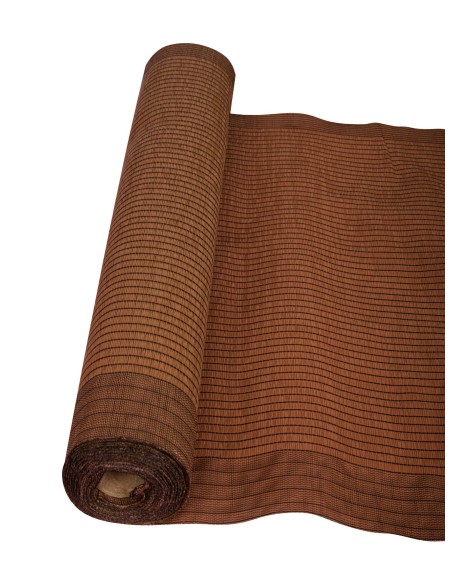 tela marron para jardin