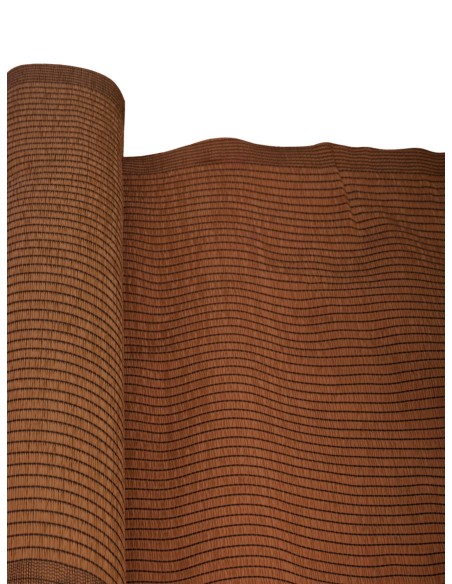 tela marron para jardin