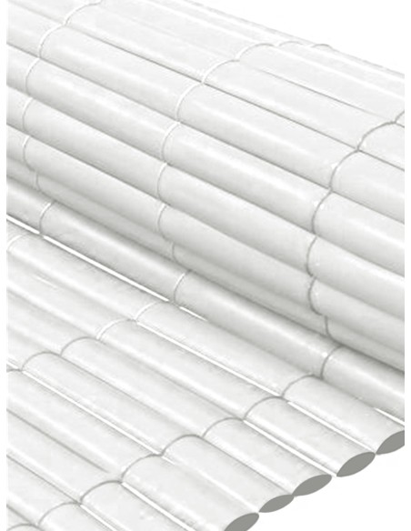 cañizo de pvc blanco  para decoracion de jardin