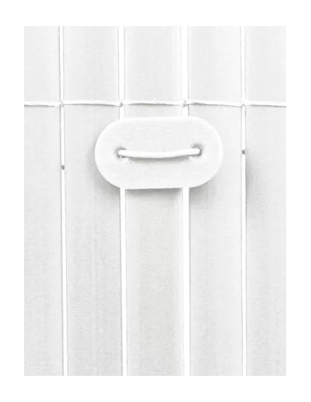 cañizo de pvc blanco  para decoracion de jardin