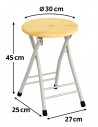 taburete bajo para cocina y hogar