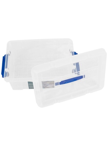 Cajas de almacenaje apilables sin ruedas – Organización práctica