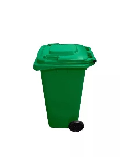 Contenedor con ruedas 120L y mango antideslizante | 100% reciclable