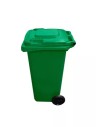 Contenedor con ruedas 120L y mango antideslizante | 100% reciclable