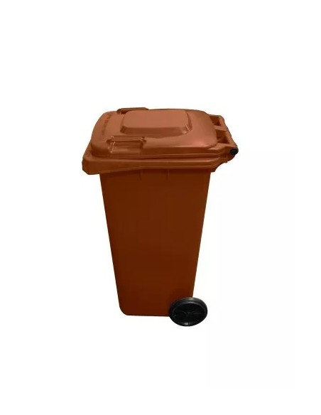 Contenedor con ruedas 120L y mango antideslizante | 100% reciclable