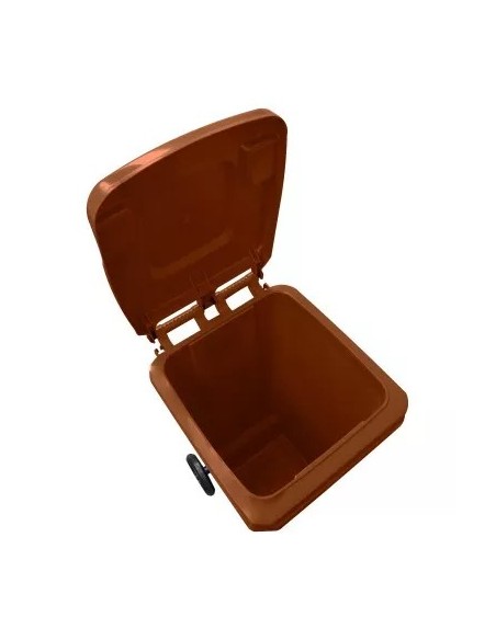 Contenedor con ruedas 120L y mango antideslizante | 100% reciclable