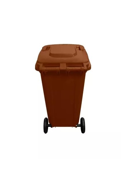Contenedor con ruedas 240 L y mango antideslizante economico