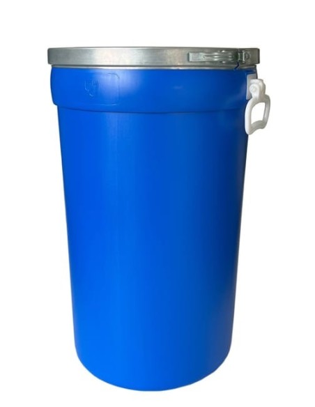 "Bidón de Boca Ancha con Asas Azul | Alta Resistencia y Comodidad"