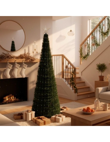 Árbol de Navidad Cono Plegable | Diseño Moderno y Fácil Montaje