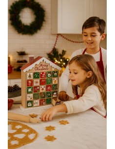 Calendario Adviento 23x29x7 cm – Navidad Original