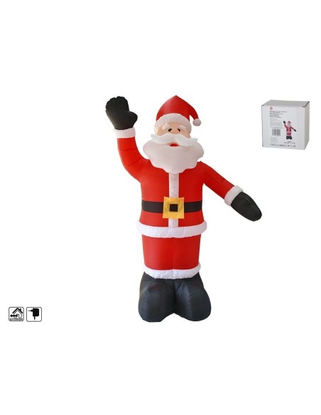 Hinchable Santa Claus 180 cm con 6 luces LED | Decoración NAVIDAD