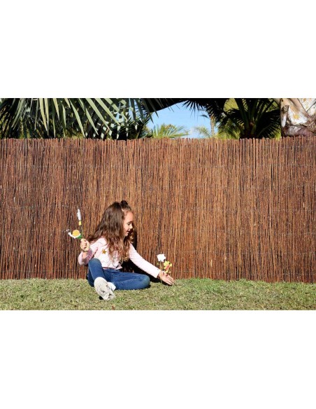 El mimbre multivarillas es perfecto para cerramientos naturales