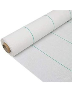 MALLA ANTIHIERBA COLOR BLANCO POR METRO LINEAL ( ALTO 2 METROS) FABRICACION EUROPEA