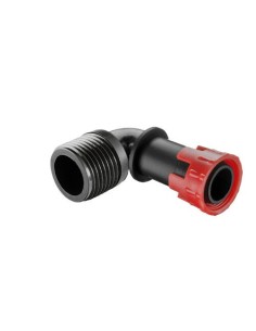 Codo rosca  macho con anillas , Conector de riego PE
