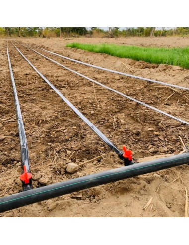 Válvula toma para tubería y cinta de riego | Con anilla