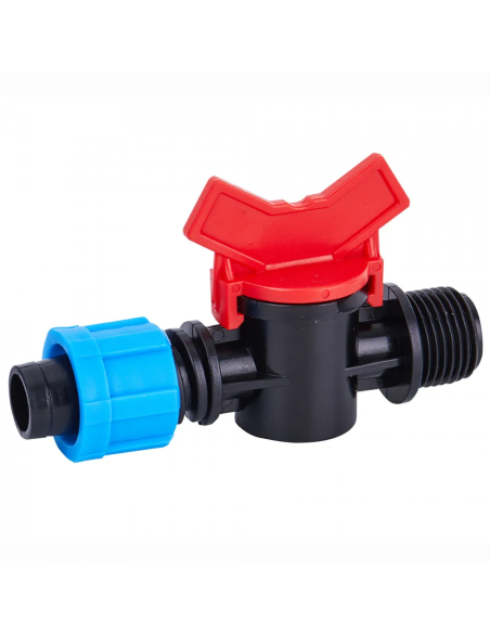 Válvula roscada a cinta con anillas | Control de riego