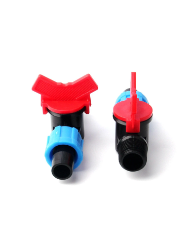 Válvula roscada a cinta con anillas | Control de riego