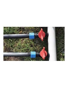 Válvula tubo 16 a cinta con anillas | Riego por goteo 2