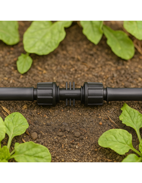 Empalme para cinta de goteo 22 mm | Conector resistente