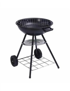 Barbacoa de Carbón Dakota 45 cm | Portátil, con Tapa y Ruedas | Estilo 2