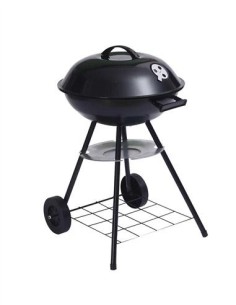 Barbacoa de Carbón Dakota 45 cm | Portátil, con Tapa y Ruedas | Estilo