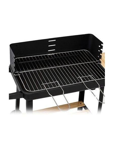 Barbacoa de Carbón Arizona | Parrilla Cromada 50×30 cm,