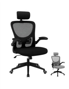 Silla de Escritorio Ergonómica economica negra 2