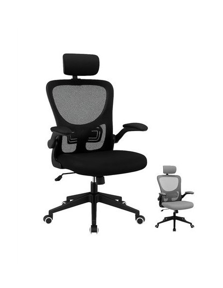 Silla de Escritorio Ergonómica economica negra