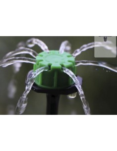 Gotero Regulable Variflow Verde 0–40 L/h | Riego Uniforme 360° 2