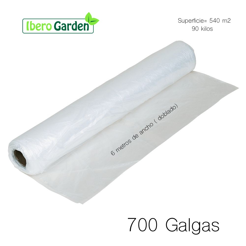 Plástico para Cubrir Agrícola de 105X6 M y 700 galgas